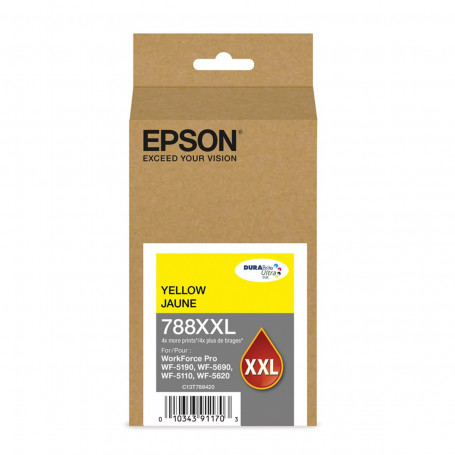 Cartucho de Tinta Epson T788XXL420 T788XXL Amarelo | Workforce 5190 Workforce 5690 | Original 34ml