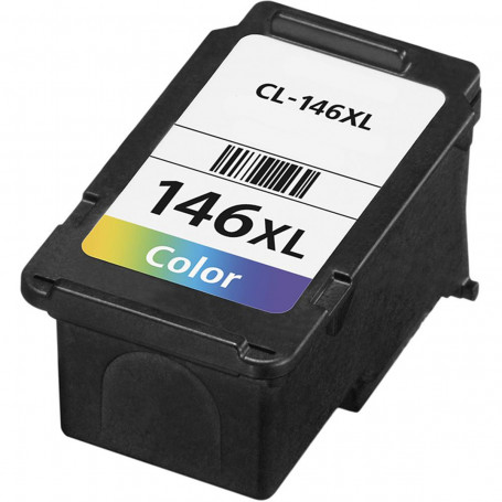 Cartucho de Tinta Compatível com Canon CL-146XL CL146 Color | MG2410 MG2510 IP2810 | Importado 10ml