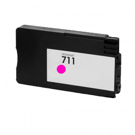 Cartucho de Tinta Compatível com HP 711 Magenta CZ131A | T520 T120 CQ890A CQ891A CQ893A | 28ml