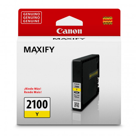Cartucho de Tinta Canon PGI-2100 PGI2100 Amarelo | Original 9,6ml