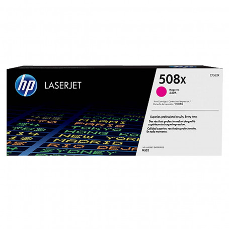 Toner HP CF363X 63X Magenta 508X | M553DN M-553 M577DN M-577 | Original 9.5k