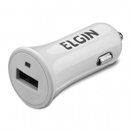 Carregador Veicular com 1 Saída USB 1A 5W | Elgin