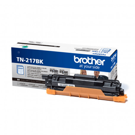 Toner Brother TN-217BK TN217 Preto | MFC-L3750CDW HLL3210CW DCP-L3551CDW | Original 3k