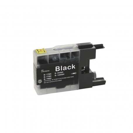 Cartucho de Tinta Compatível com Brother LC-75BK LC-79BK Preto | MFC-J6910DW J430W MFC-J6710DW 7ml