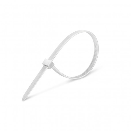 Abraçadeira de Nylon PA66 Branco | 4.8 x 300mm | 10 unidades
