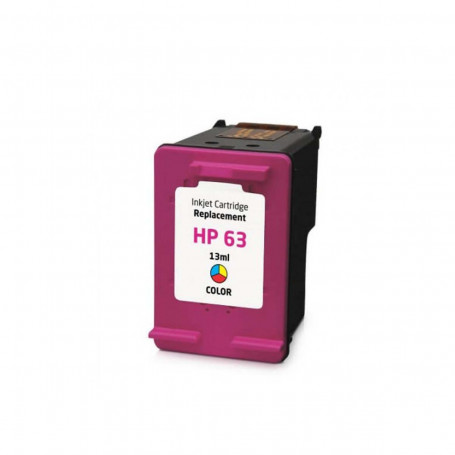 Cartucho de Tinta Compatível com HP 63 F6U61 Colorido Office Jet 4655 4650 DeskJet 2130 2132 | 13ml