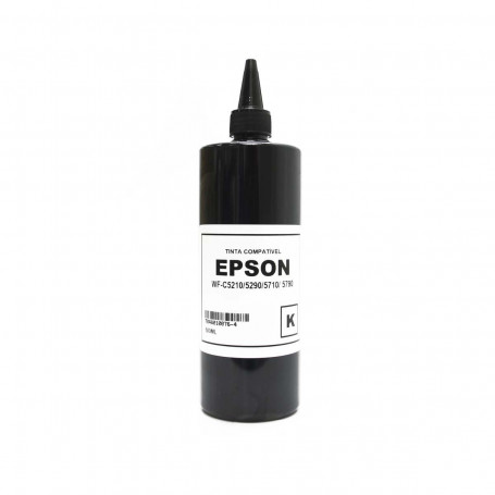 Tinta Compatível com Epson Preto | WF-C5210 WF-C5290 WF-C5710 WF-C579 | 1L