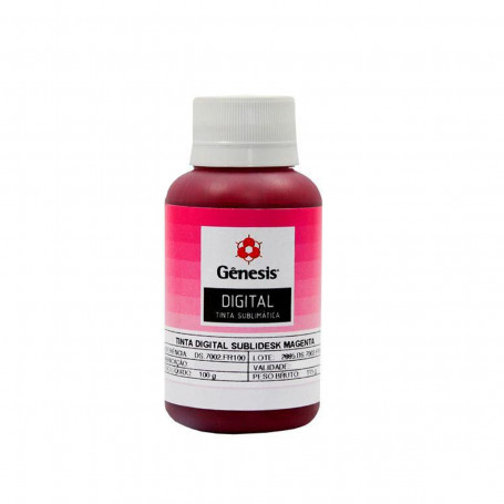 Tinta sublimatica Digital Sublidesk Magenta | DS7002 | Gênesis 100g