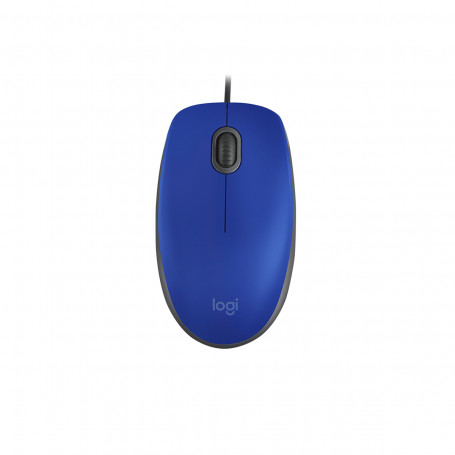 Mouse Óptico Com Fio USB Logitech Silent M110 910-005491 | Azul