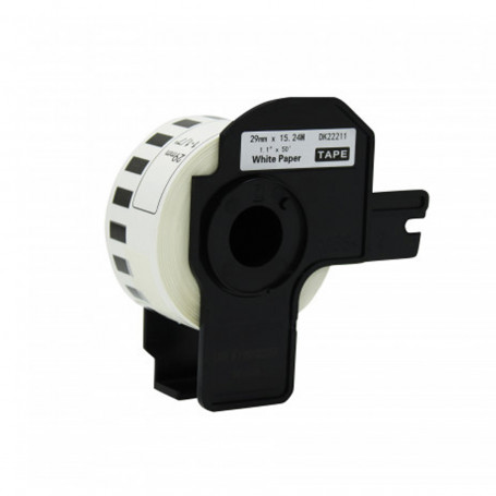 Etiqueta Contínua Plástica Brother DK22211 DK-22211 | QL1050 QL1060 QL500 QL-550 | Importado 29mm