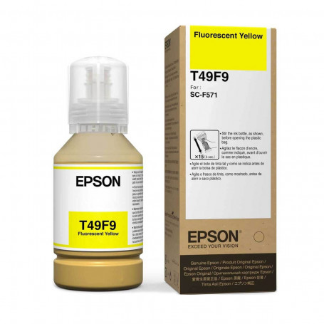 Tinta Epson T49F920 T49F Amarelo Flourescente | F571 | Original 140ml