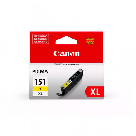 Cartucho de Tinta Canon CL-151 CLI-151Y XL Amarelo | iP7210 8710 6810 MG5410 5510 | Original 11ml