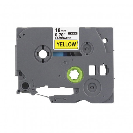 Fita Rotulador Brother 18mm TZE-641 TZE641 Preto/Amarelo | Original