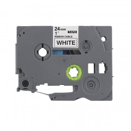 Fita Rotulador Brother 24mm TZE-FX251 TZEFX251 Preto/Branco | Original