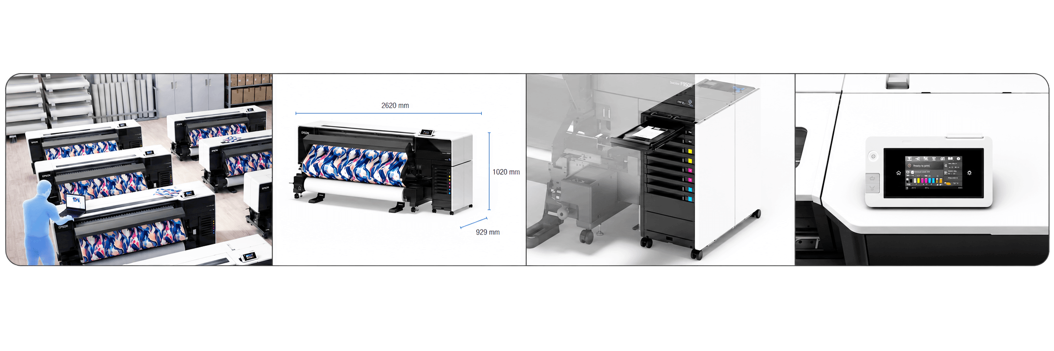 Dimens&otilde;es da Epson SureColor F9570