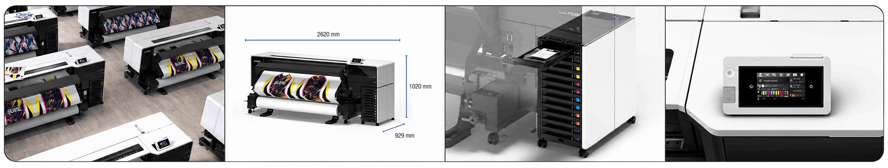 Dimens&otilde;es da Epson SureColor F9570H