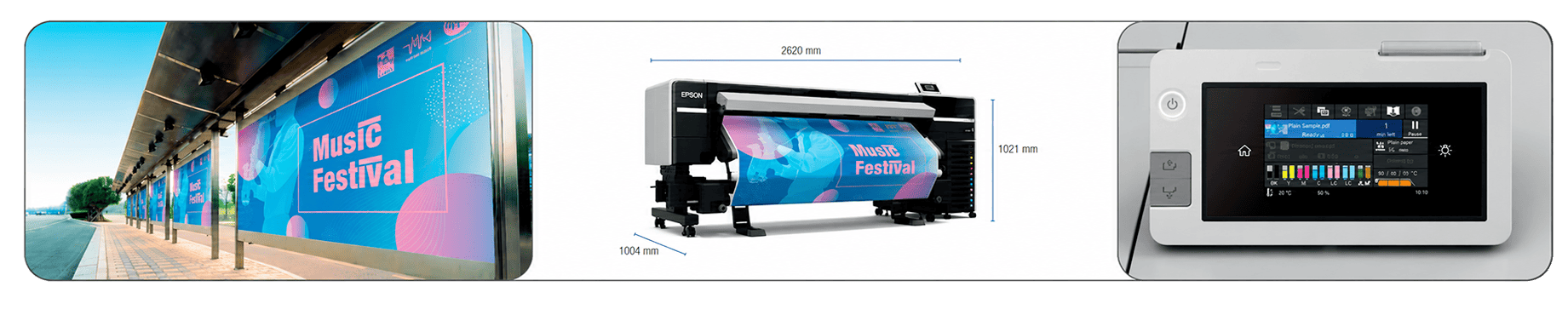 Dimens&otilde;es da Epson SureColor S8170