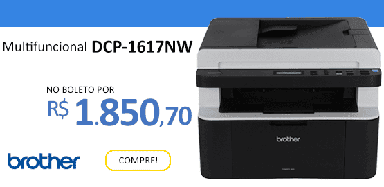Impressora Brother DCP-1617NW DCP1617 Mu