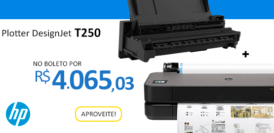 Plotter HP DesignJet T250 5HB06A | 610mm 1 https://www.creativecopias.com.br/plotter-hp-designjet-t250-5hb06a-55hb06d-bandeja-de-alimentacao-de-papel-610mm-24.html
