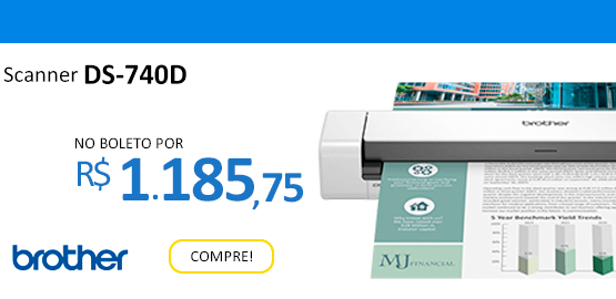 Scanner Brother DS-740D Portátil Conexão