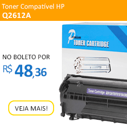 Toner compatível com HP Q2612A