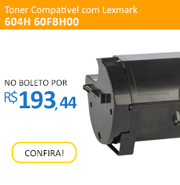 Toner compatível com Lexmark 604H